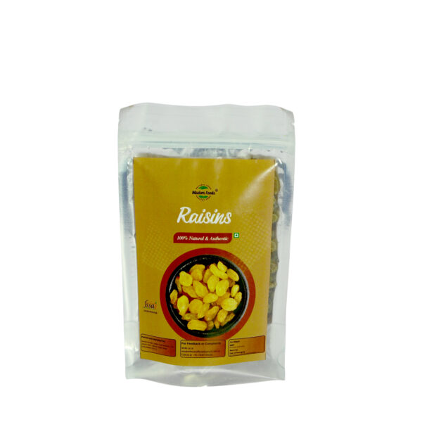 Dried Seedless Green Raisins 200 gm | Source Of Potassium